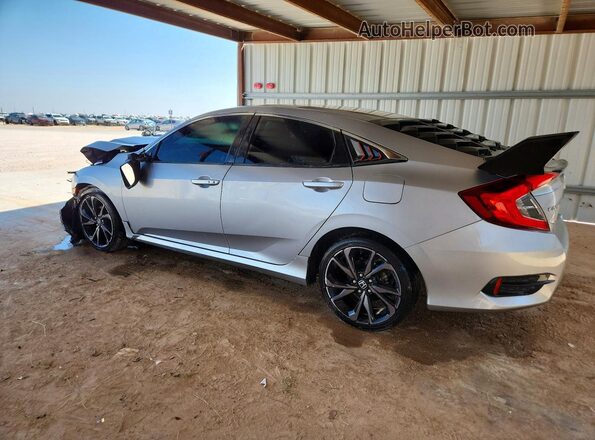 19XFC2F8XLE023873 2020 HONDA CIVIC Silver Tył lewy