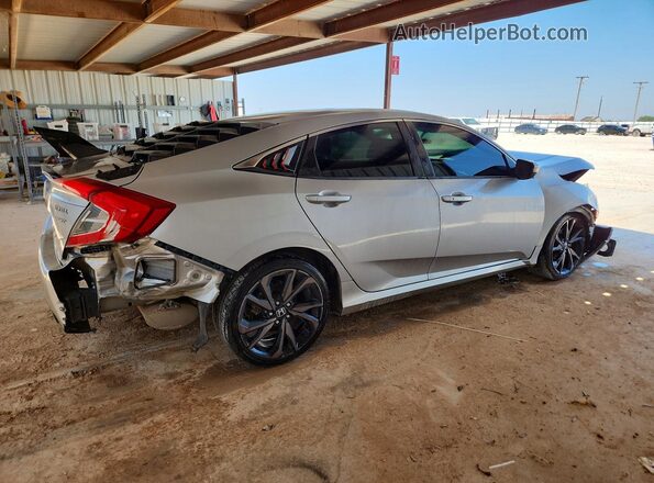 19XFC2F8XLE023873 2020 HONDA CIVIC Silver Tył prawy