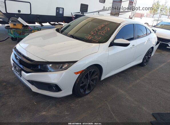 19XFC2F8XLE207520 2020 HONDA CIVIC White Przód lewy