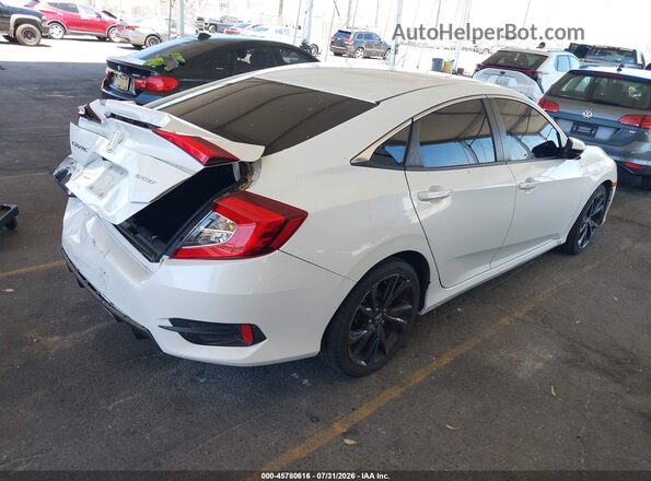 19XFC2F8XLE207520 2020 HONDA CIVIC White Tył prawy