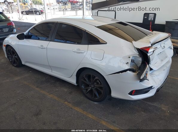 19XFC2F8XLE207520 2020 HONDA CIVIC White Tył lewy