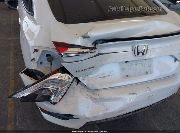 19XFC2F8XLE207520 2020 HONDA CIVIC White Widok z przodu