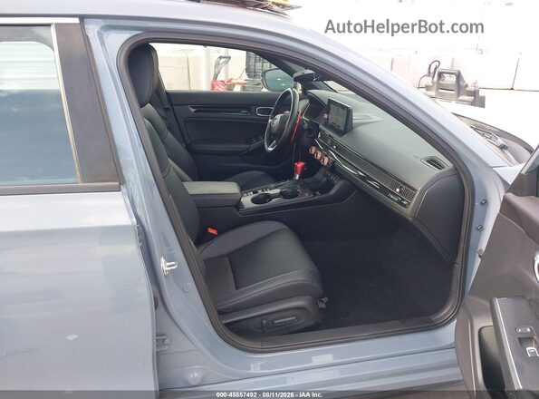 19XFL1H81NE011301 2022 HONDA CIVIC Light Blue Вид салона спереди