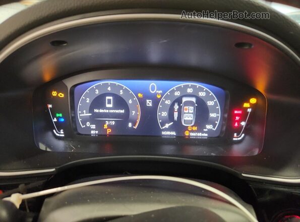 19XFL1H81NE020046 2022 HONDA CIVIC Blue Вид щитка приладів