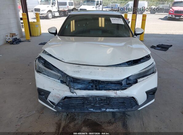 19XFL1H85NE014959 2022 HONDA CIVIC White Vista del cuadro de instrumentos