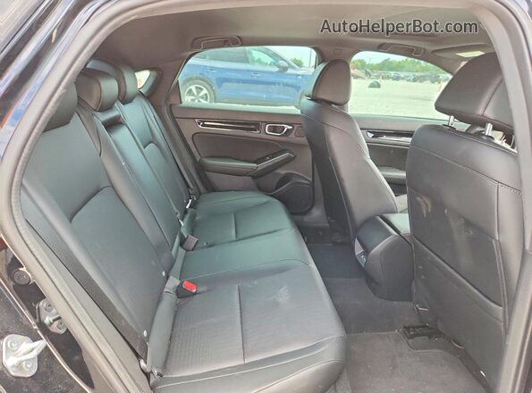 19XFL1H85PE001079 2023 HONDA CIVIC Black უკანა სავარძლების ხედი