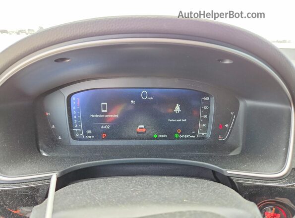 19XFL1H85PE001079 2023 HONDA CIVIC Black ხელსაწყოთა პანელის ხედი