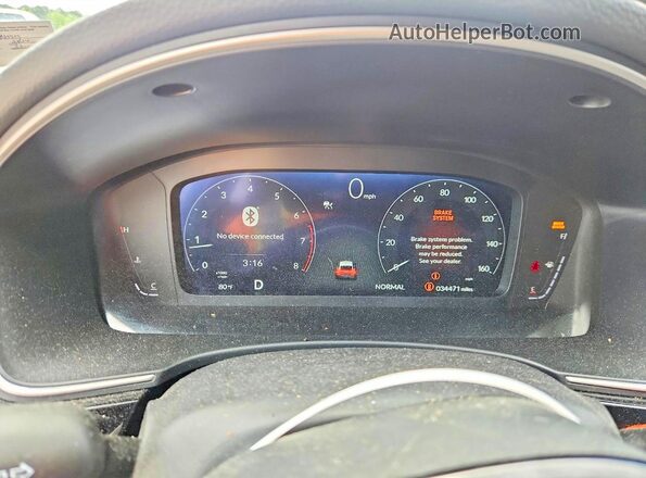 19XFL1H86RE021313 2024 HONDA CIVIC Blue Vista del cuadro de instrumentos