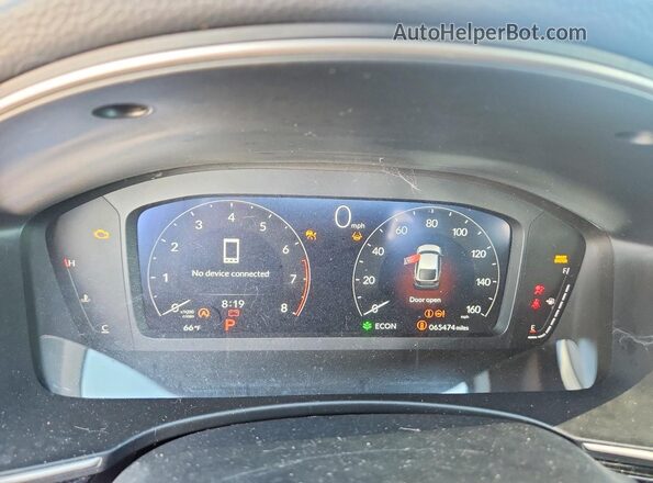 19XFL1H89PE007547 2023 HONDA CIVIC Серый Вид щитка приборов