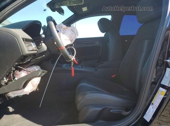 19XFL2G80NE010583 2022 HONDA CIVIC Black Front interior view