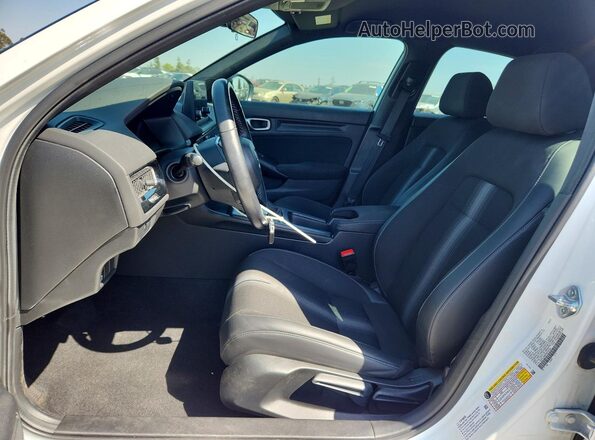 19XFL2G86PE016830 2023 HONDA CIVIC White Widok wnętrza z przodu