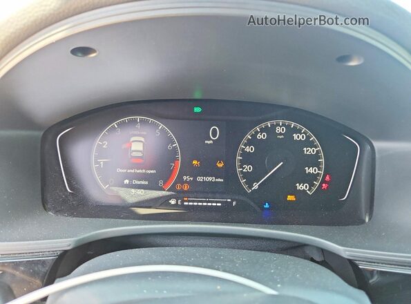 19XFL2G86PE016830 2023 HONDA CIVIC White Widok zestawu wskaźników