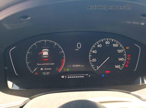 19XFL2G88PE008258 2023 HONDA CIVIC Blue Vista del cuadro de instrumentos