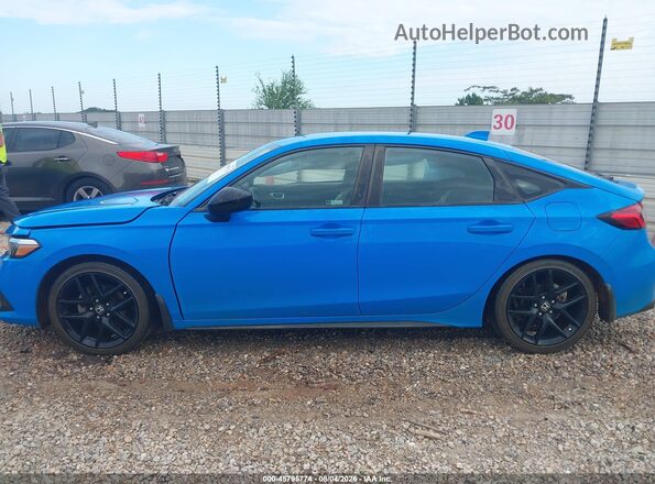 19XFL2G89RE014783 2024 HONDA CIVIC Blue Widok wnętrza 360 stopni