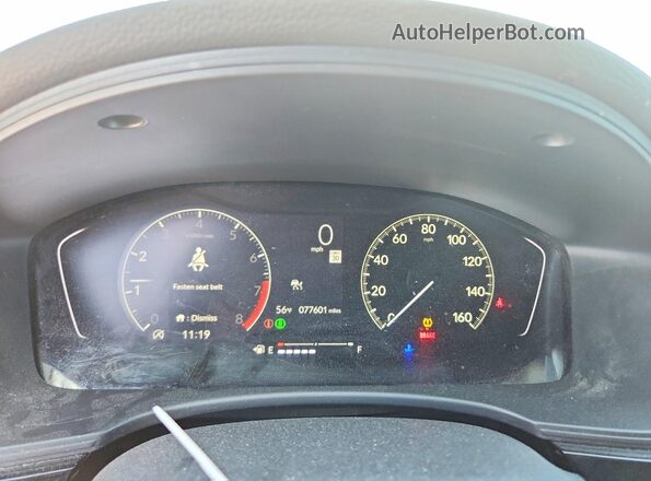 19XFL2G8XRE001492 2024 HONDA CIVIC Blue Սարքավորումների վահանակի տեսք
