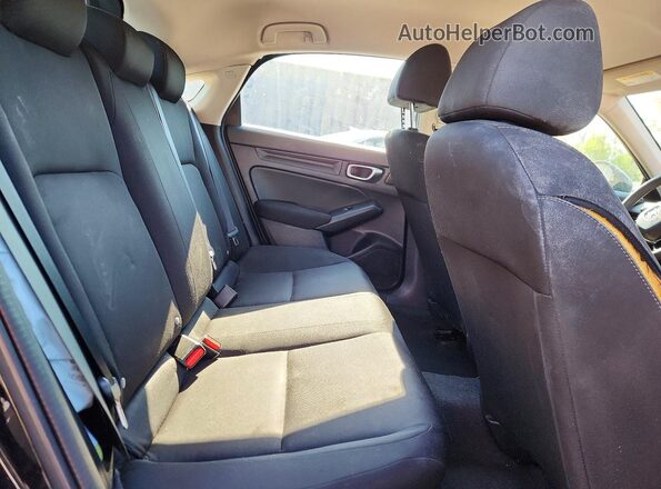 19XFL2H53PE020984 2023 HONDA CIVIC Black უკანა სავარძლების ხედი