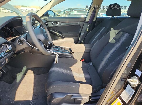 19XFL2H55RE037112 2024 HONDA CIVIC Black Вид салону спереду