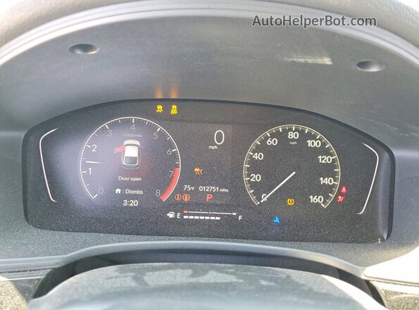 19XFL2H57RE009537 2024 HONDA CIVIC Серый Вид щитка приборов