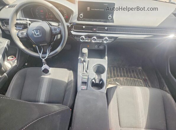 19XFL2H58PE400001 2023 HONDA CIVIC Charcoal Dashboard view