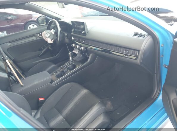 19XFL2H80NE000070 2022 HONDA CIVIC Light Blue Вид салона спереди