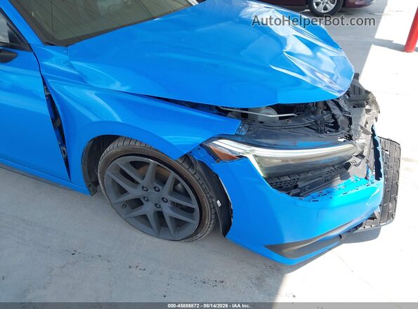 19XFL2H80NE000070 2022 HONDA CIVIC Light Blue Вид спереди