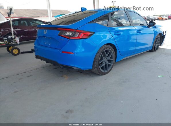 19XFL2H80NE000070 2022 HONDA CIVIC Light Blue Задняя правая четверть