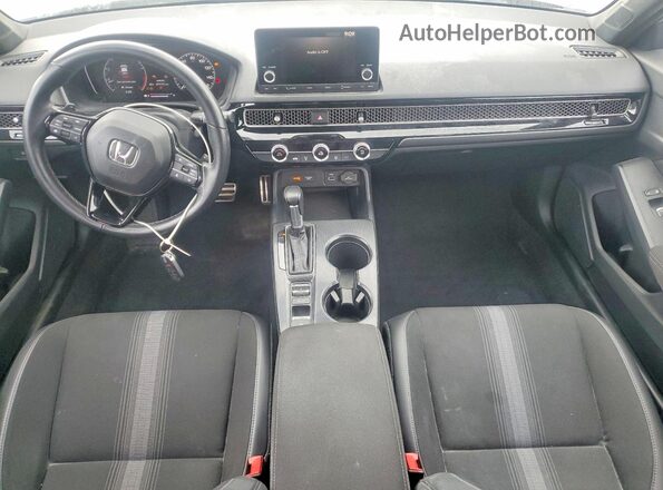 19XFL2H80NE024689 2022 HONDA CIVIC Blue Dashboard view