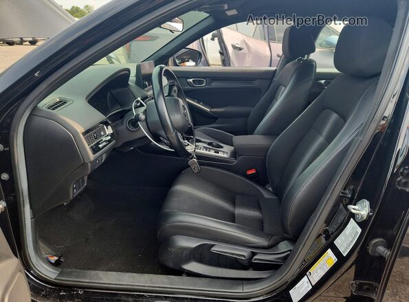19XFL2H80RE034192 2024 HONDA CIVIC Black წინა სალონის ხედი