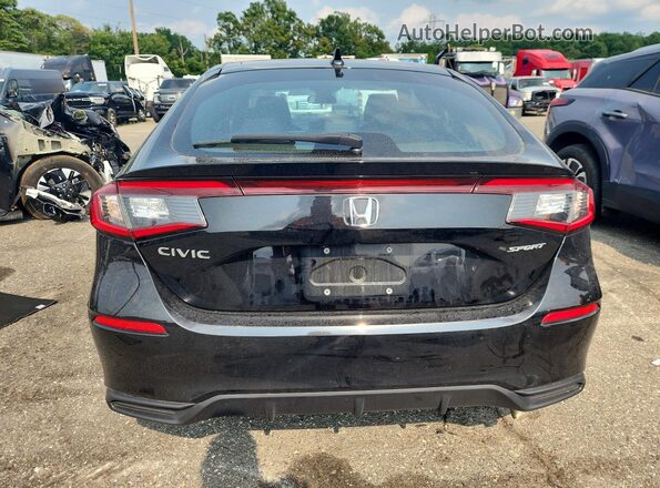 19XFL2H80RE034192 2024 HONDA CIVIC Black უკანა ხედი