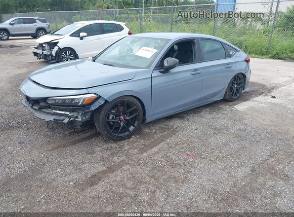 19XFL2H81RE031723 2024 HONDA CIVIC Gray Առջևի ձախ երեք քառորդ տեսարան