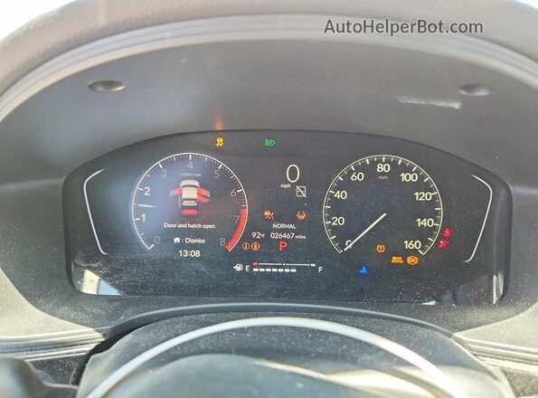 19XFL2H81SE005676 2025 HONDA CIVIC Белый Вид щитка приборов