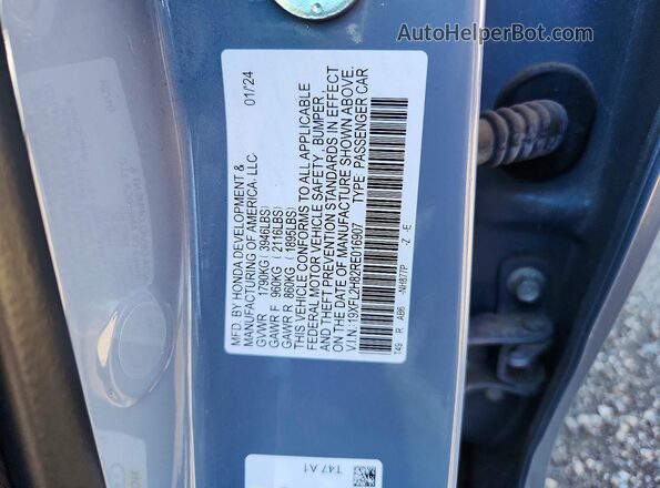 19XFL2H82RE016907 2024 HONDA CIVIC Gray Widok komory silnika