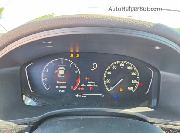 19XFL2H82RE016907 2024 HONDA CIVIC Gray Widok zestawu wskaźników