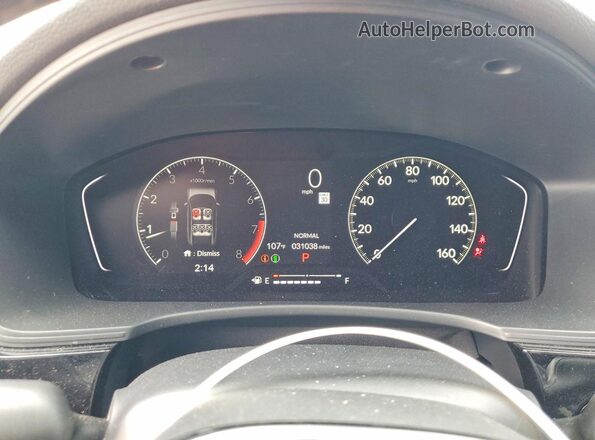 19XFL2H82RE036915 2024 HONDA CIVIC Black Widok zestawu wskaźników