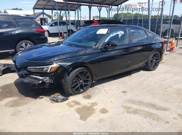 19XFL2H82RE037935 2024 HONDA CIVIC Черный Передняя левая четверть