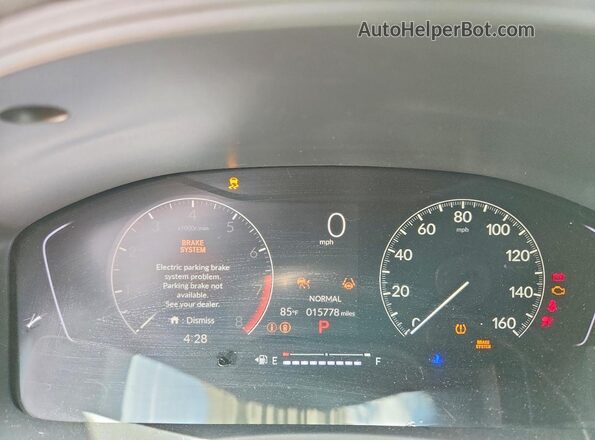 19XFL2H82SE014712 2025 HONDA CIVIC Gray Սարքավորումների վահանակի տեսք