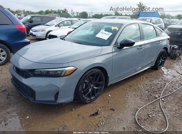 19XFL2H82SE023877 2025 HONDA CIVIC Gray Vista tres cuartos delantera izquierda