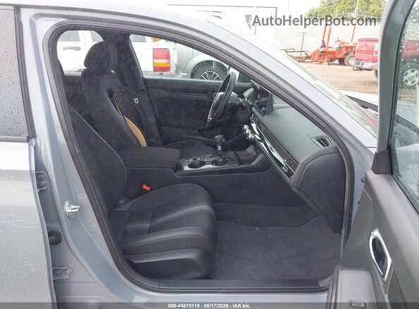 19XFL2H82SE023877 2025 HONDA CIVIC Gray Vista interior delantera