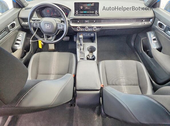 19XFL2H83NE008809 2022 HONDA CIVIC Blue Dashboard view