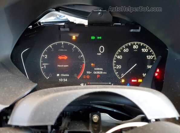 19XFL2H83NE012391 2022 HONDA CIVIC Gray Instrument cluster view