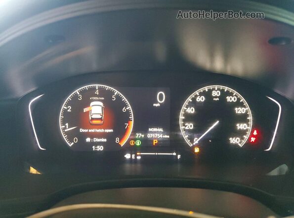 19XFL2H83PE021465 2023 HONDA CIVIC Silver Սարքավորումների վահանակի տեսք