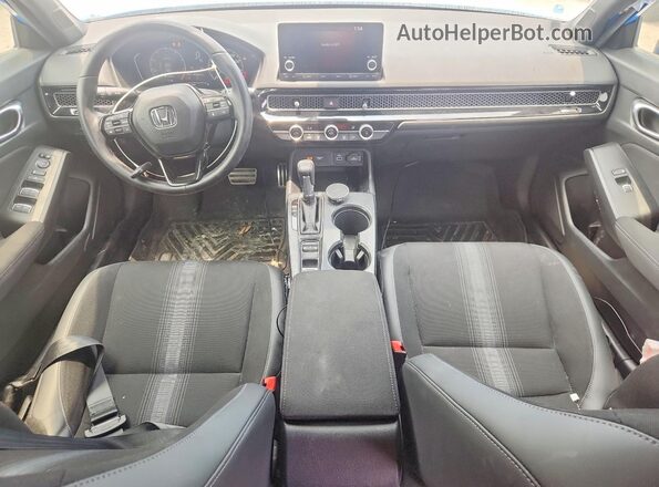 19XFL2H83RE024997 2024 HONDA CIVIC Blue Dashboard view