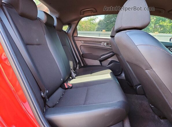 19XFL2H83SE015853 2025 HONDA CIVIC Red უკანა სავარძლების ხედი