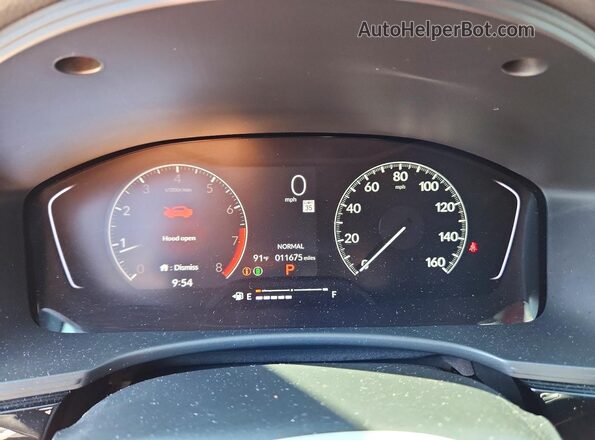 19XFL2H83SE015853 2025 HONDA CIVIC Red ხელსაწყოთა პანელის ხედი