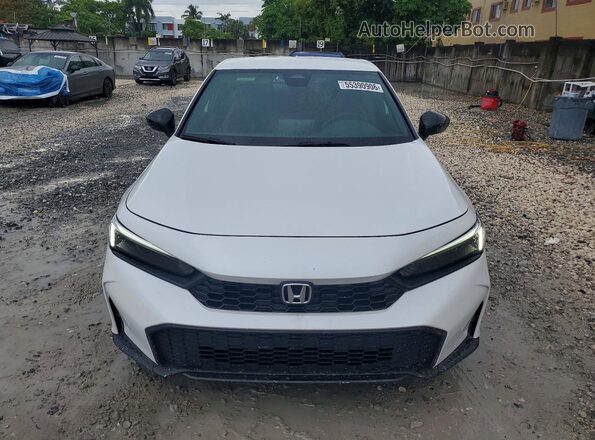 19XFL2H83SE020602 2025 HONDA CIVIC White Դիմացի տեսք