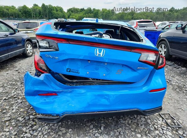 19XFL2H83SE028425 2025 HONDA CIVIC Blue Widok z tyłu