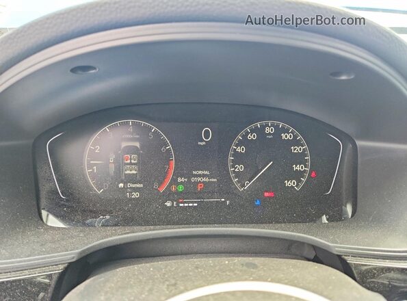 19XFL2H83SE028425 2025 HONDA CIVIC Blue Widok zestawu wskaźników