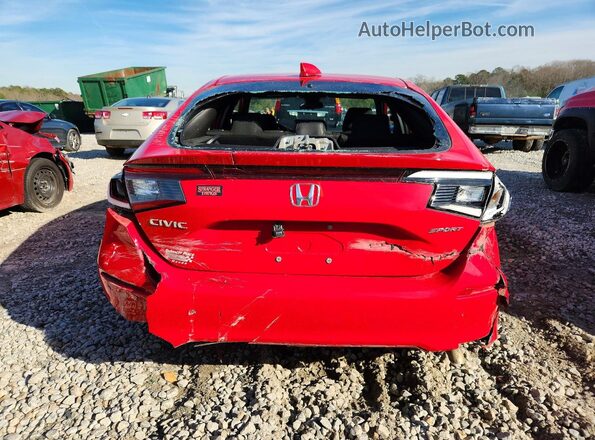 19XFL2H84NE014585 2022 HONDA CIVIC Red Вид ззаду