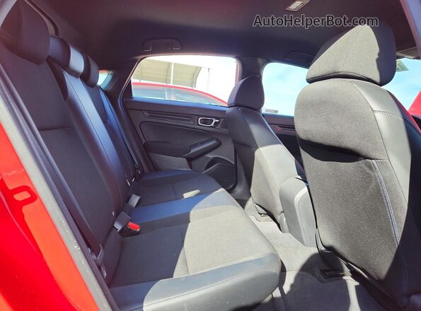 19XFL2H84NE014585 2022 HONDA CIVIC Red Вид задніх сидінь