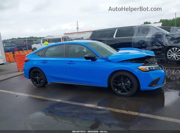 19XFL2H84NE014733 2022 HONDA CIVIC Blue Widok wnętrza 360 stopni